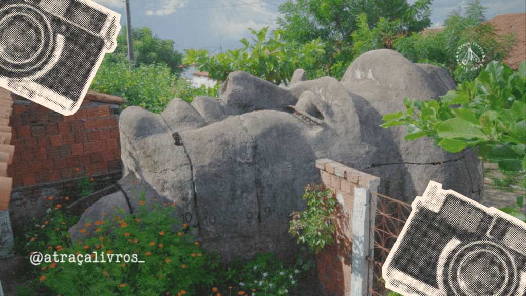 A  verdadeira cabeça do santo na cidade de Caridade, Ceará.