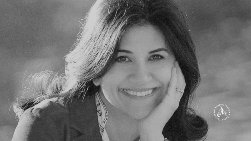 Marjan Kamali, escritora de As mulheres-leão de Teerã, livro da caixinha de abril da TAG Inéditos. 